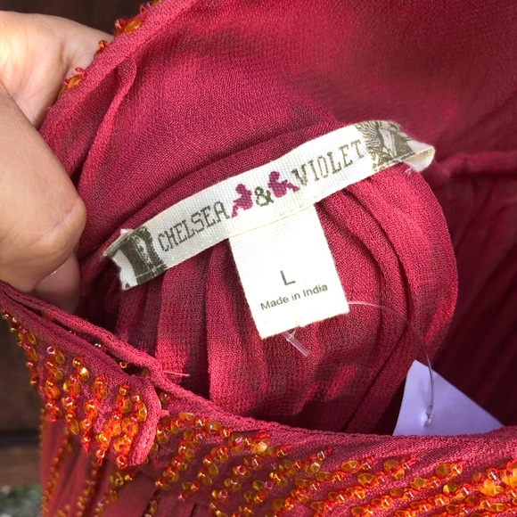 Chelsea & Violet Be Mine Beaded Halted Mini Dress - Picture 6 of 6